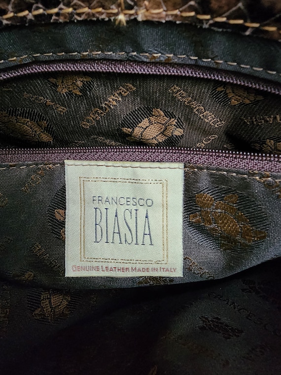 Genuine Leather Hobo Purse by Francesco Biasia - image 3