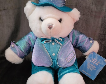 Oso de celebración vintage de Nochevieja de 2004 de Dan Dee