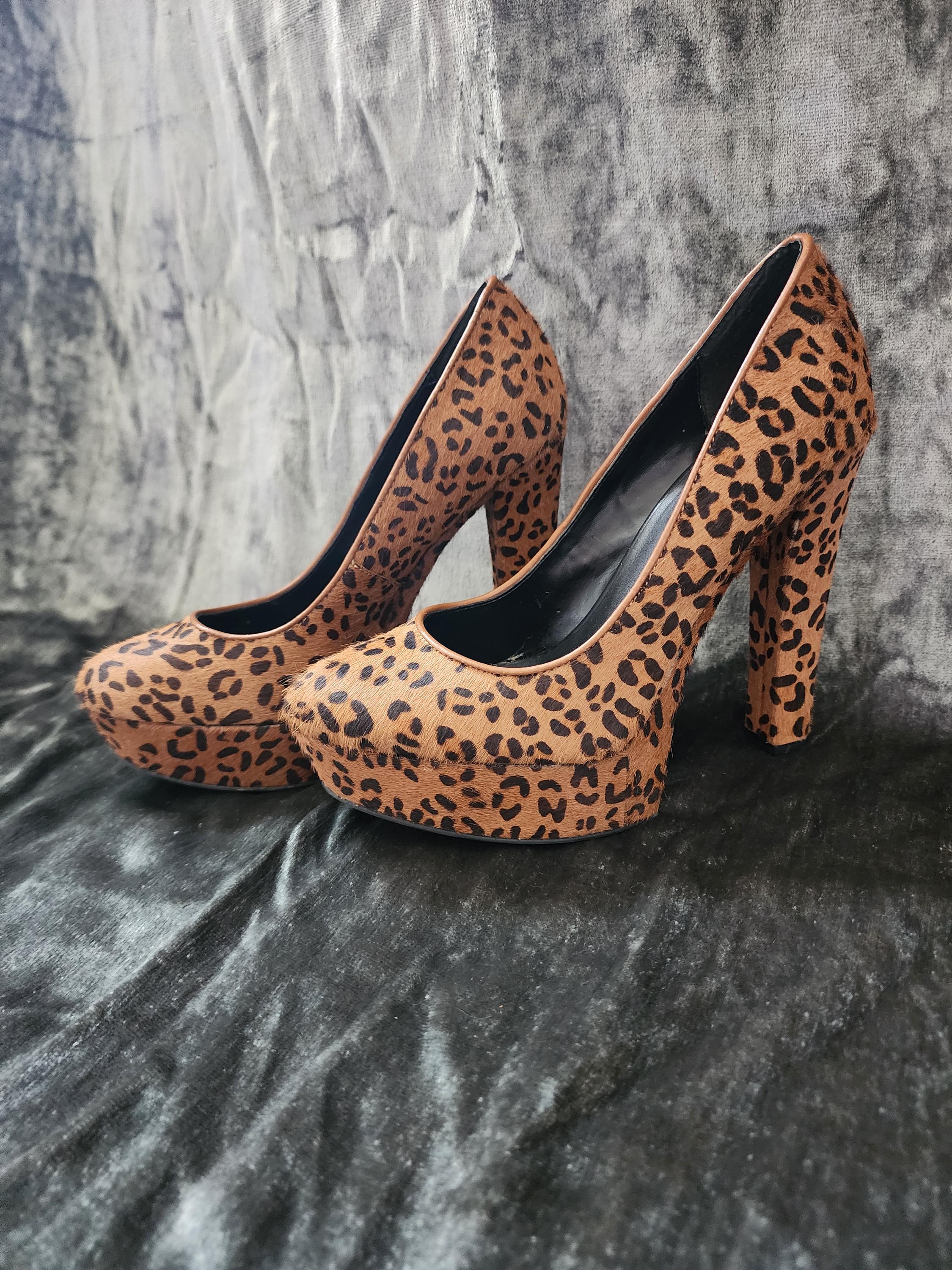 Cheetah Platforms- Saks Fifth Ave - Etsy display picture 1