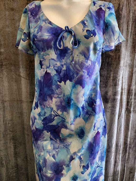 Retro Flower Dress - image 4