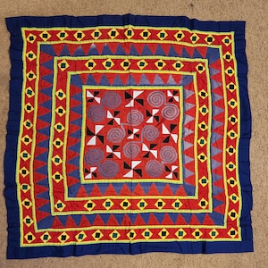 Abstract Handmade Quilt