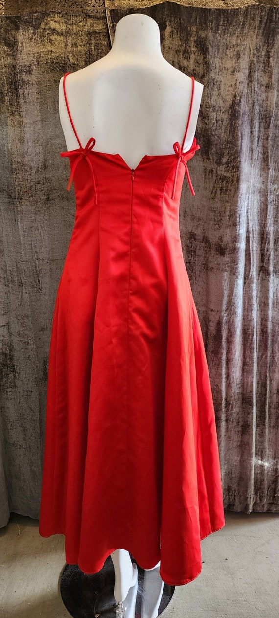 Gunne Sax Red Dress - image 7