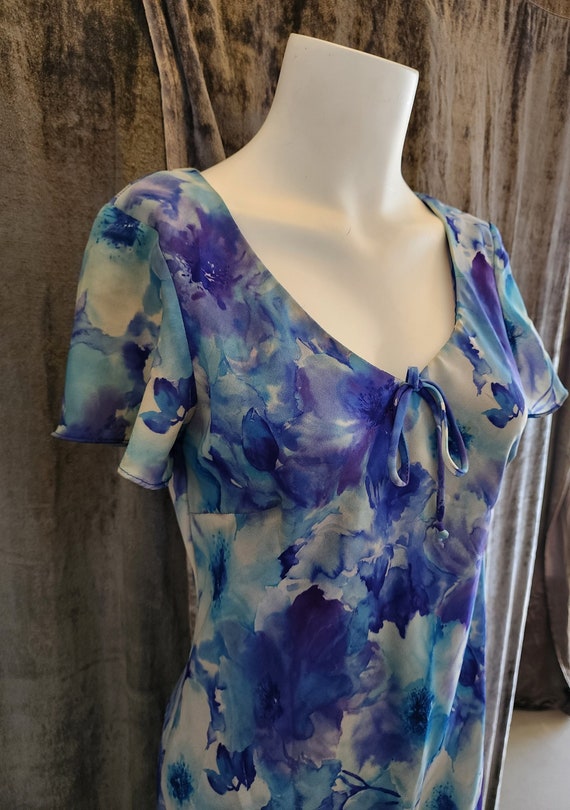 Retro Flower Dress - image 2