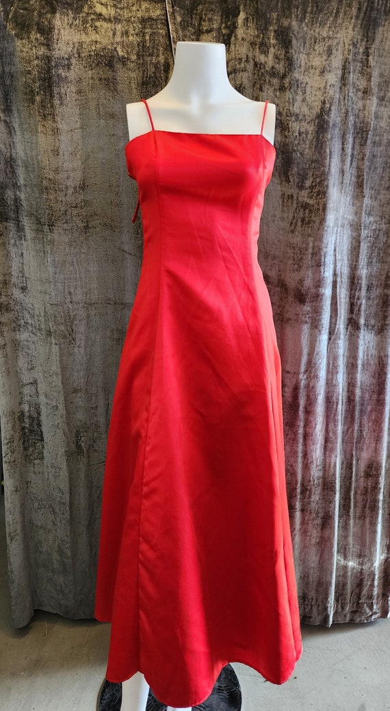 Gunne Sax Red Dress - image 4