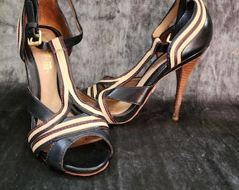 Vintage L.A.M.B. Leather Stilettos