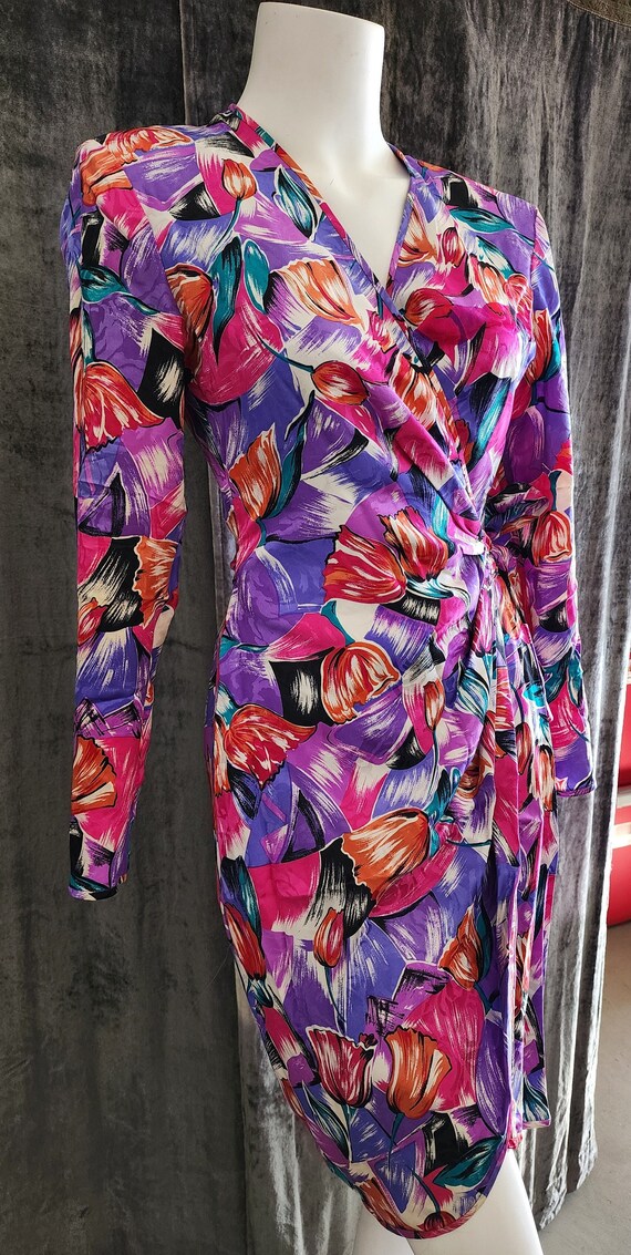 Retro Liz Claiborne Flower Dress - image 5