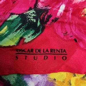 Pañuelo de seda Oscar De La Renta