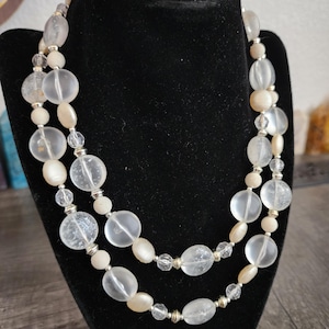 Double Strand Beaded Necklace