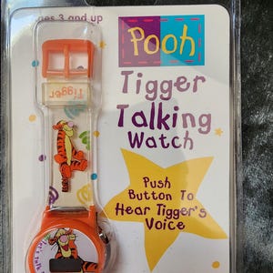 Vintage Winnie the Pooh Talking Tigger Watch