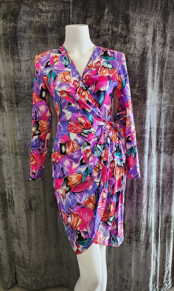 Retro Liz Claiborne Flower Dress - image 7