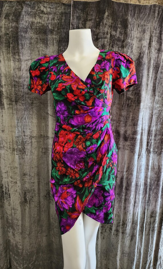 Silk Studio Flower Dress - image 2