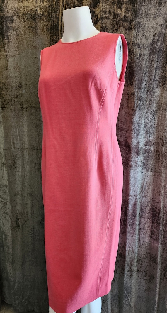Pink Rose Wool Dress