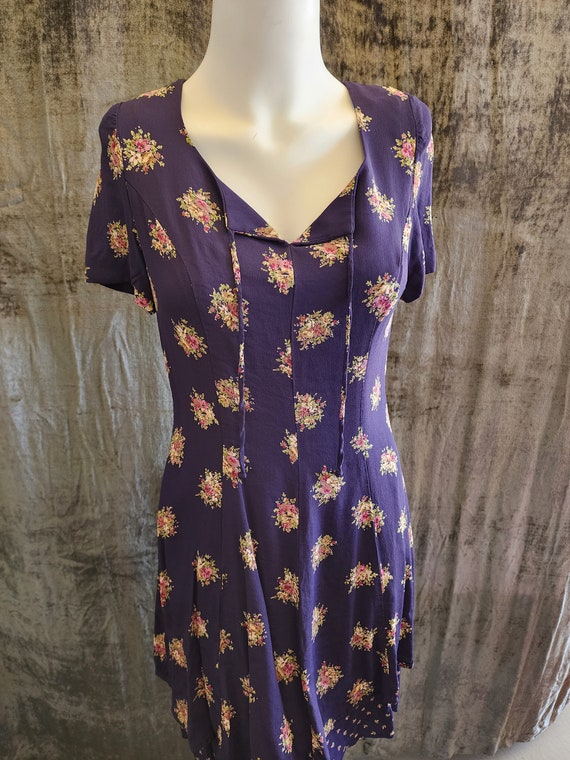 1990s Donna Ricco Short Sleeve Dress - image 1