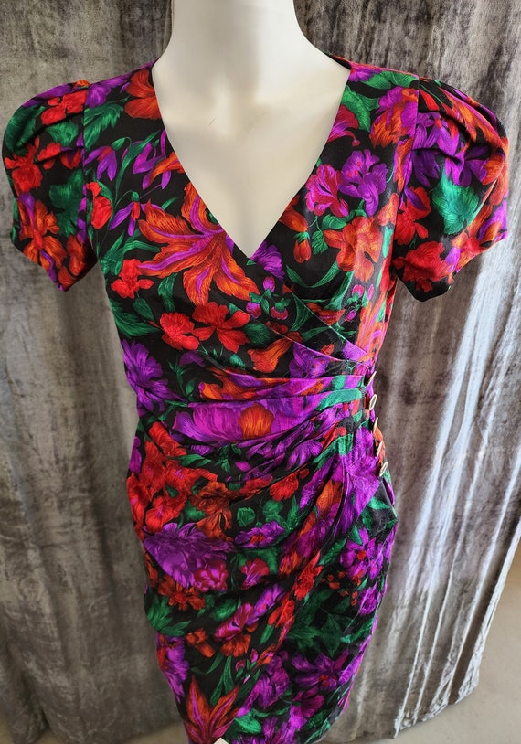 Silk Studio Flower Dress - image 10