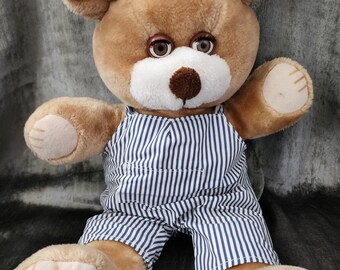 こちらは専用です。他の方の購入はできません。アンティーク　クマのぬいぐるみ 1980年代のヴィンテージブルーテディベア、コレクター向けの小さな