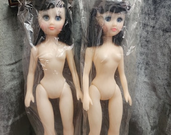 Vintage Unclothed Doll Set