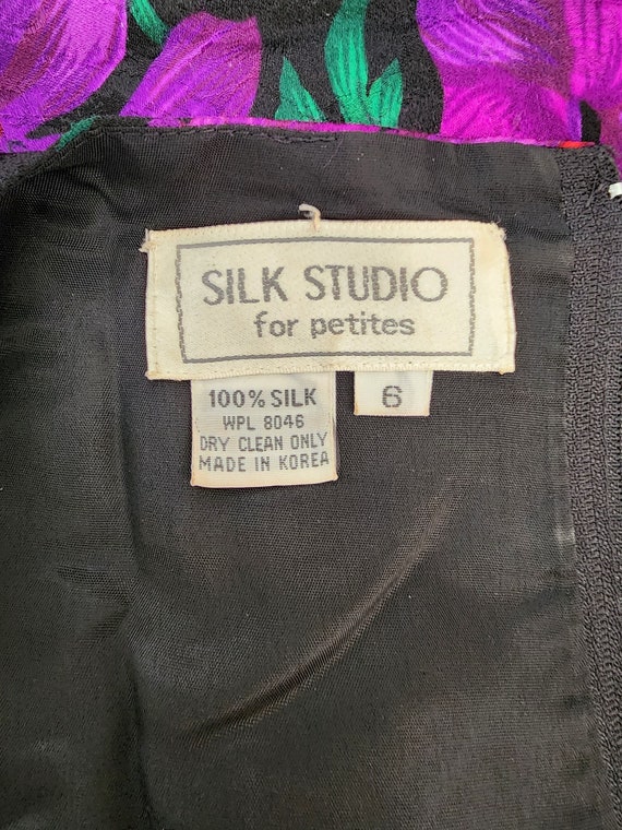 Silk Studio Flower Dress - image 8