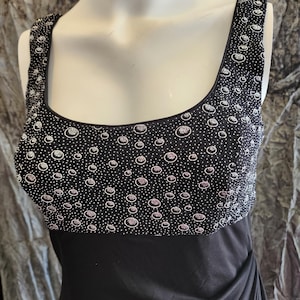 Retro Black Evening Dress