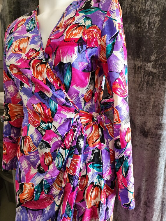 Retro Liz Claiborne Flower Dress - image 3