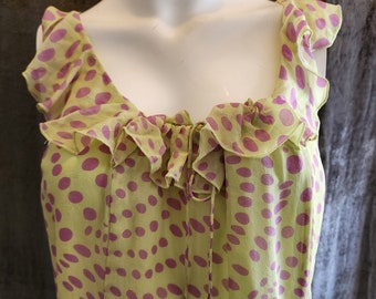 Bob Mackie Polka Dot Top