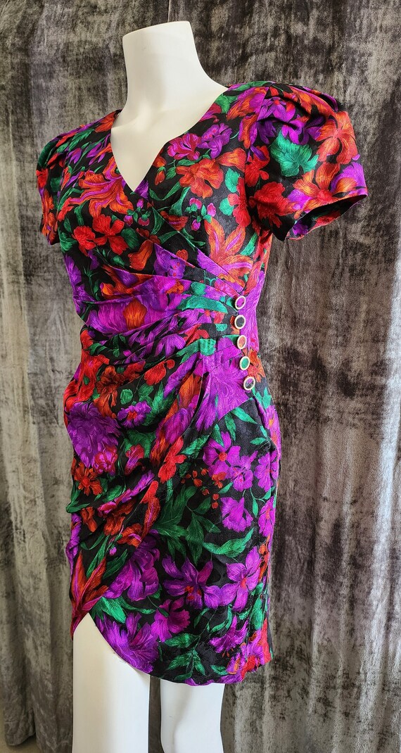 Silk Studio Flower Dress - image 6