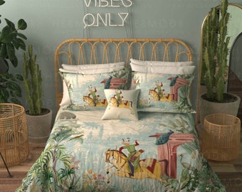 Linen bedspread(quilt-coverlet)