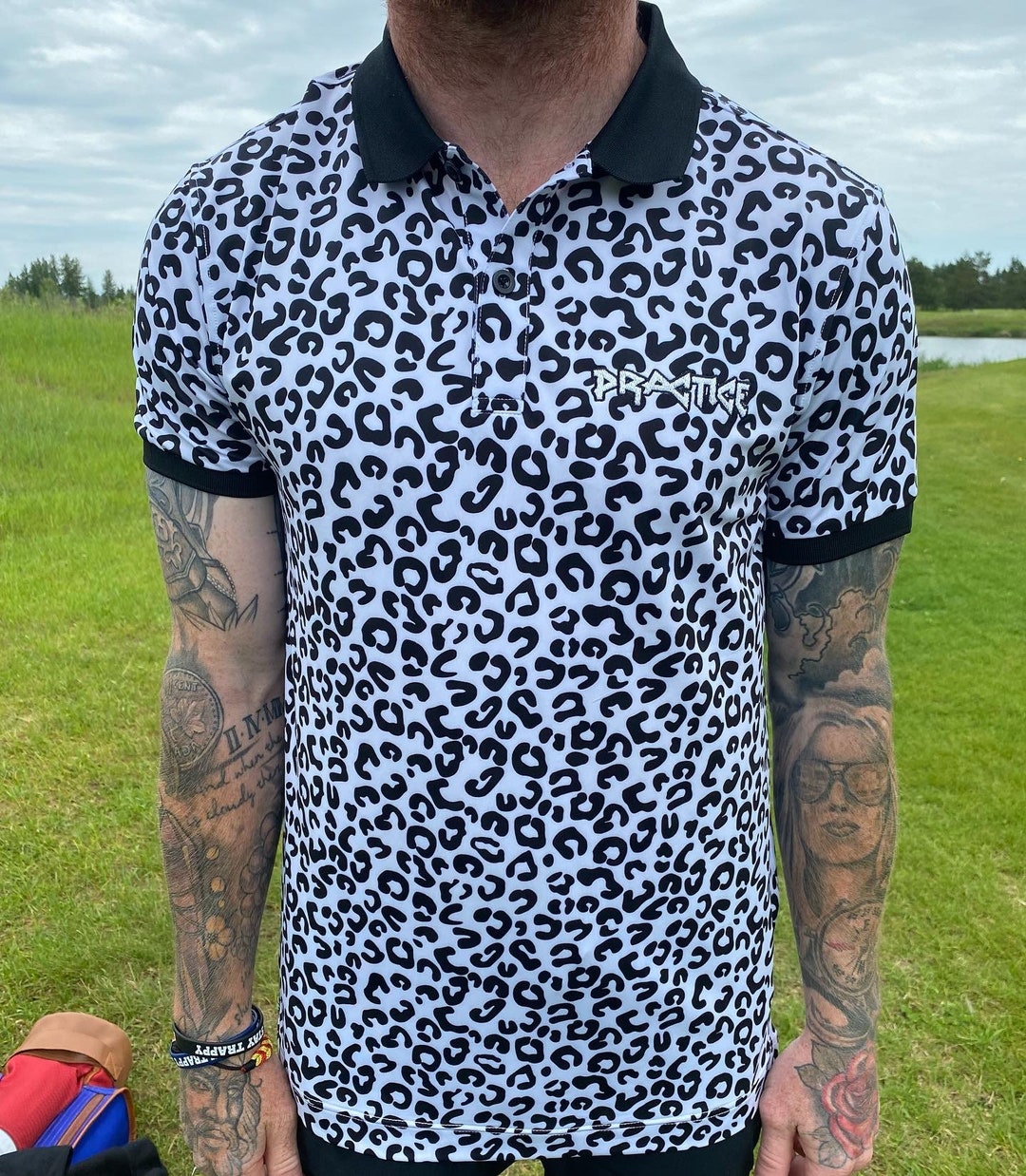 Fabrosanz: Nguni print Golf Shirt