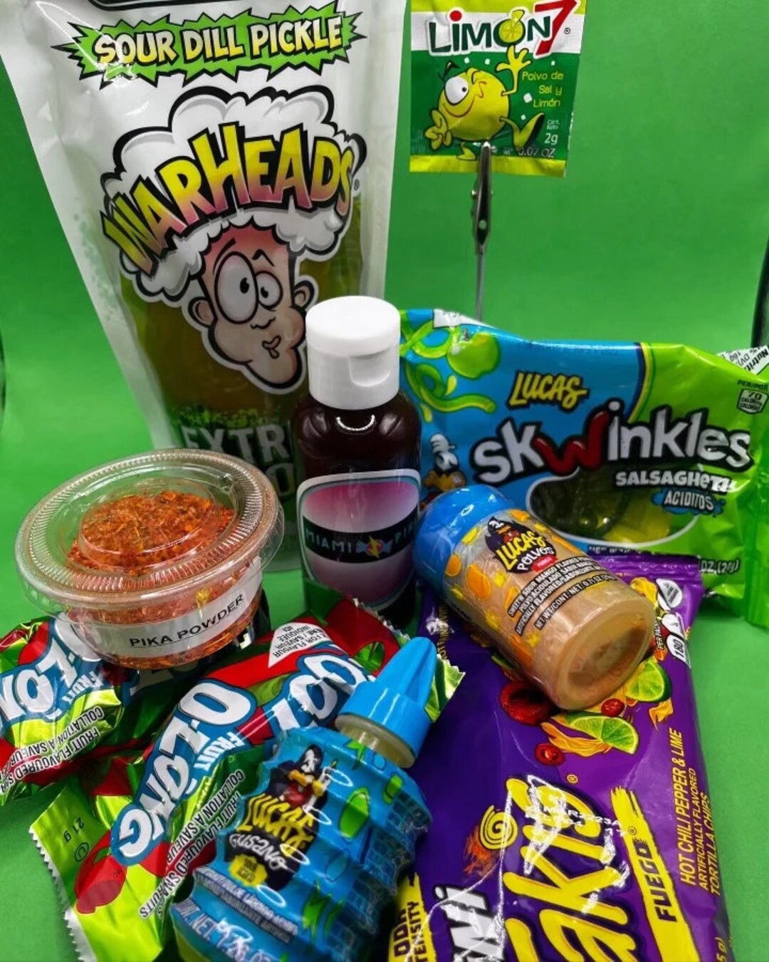 Sour Warheads Pickle Kits Chamoy Pickle Kit Sour Sweet Spicy Trending