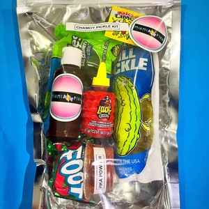 Original Chamoy Pickle Kits | Chamoy Pickle Kit Sour Sweet Spicy | Trending Pickle Best Seller Candy | Food Gift Birthday Gift For Her