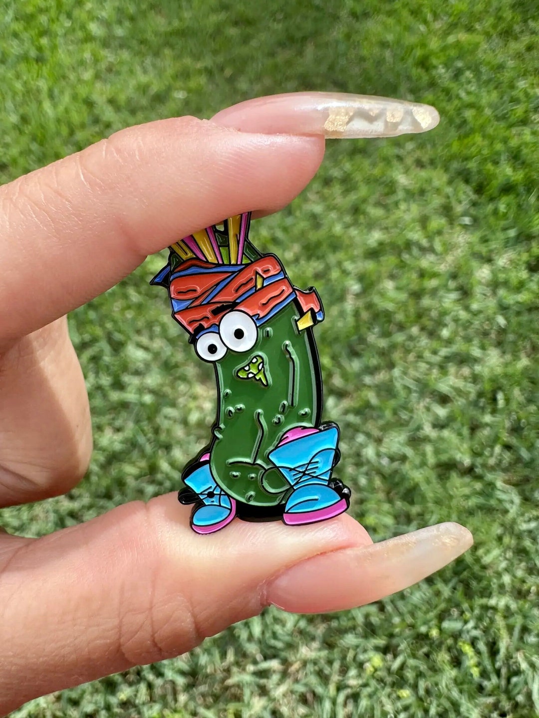 Chamoy Pickle Enamel Pin - Etsy
