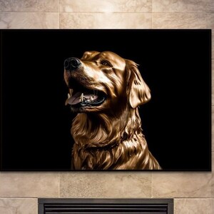 The Playfulness of a Golden Retriever | Unique Gift for a Golden Lover