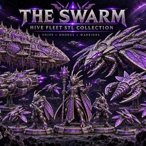 THE SWARM – Hive Fleet STL-kollektionen