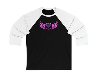 Unisex 3\4 Sleeve Baseball Tee