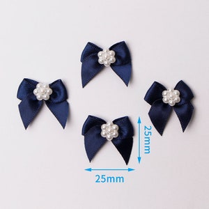 100-200Pearl Bows, Mini Bows, Assorted Bows, Small Bows, Craft Bow Kits, Grosgrain Bows, Small Satin Bows, Ribbon Bows 3