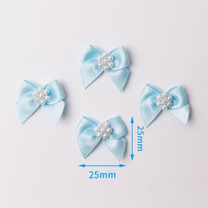 100-200Pearl Bows, Mini Bows, Assorted Bows, Small Bows, Craft Bow Kits, Grosgrain Bows, Small Satin Bows, Ribbon Bows 2