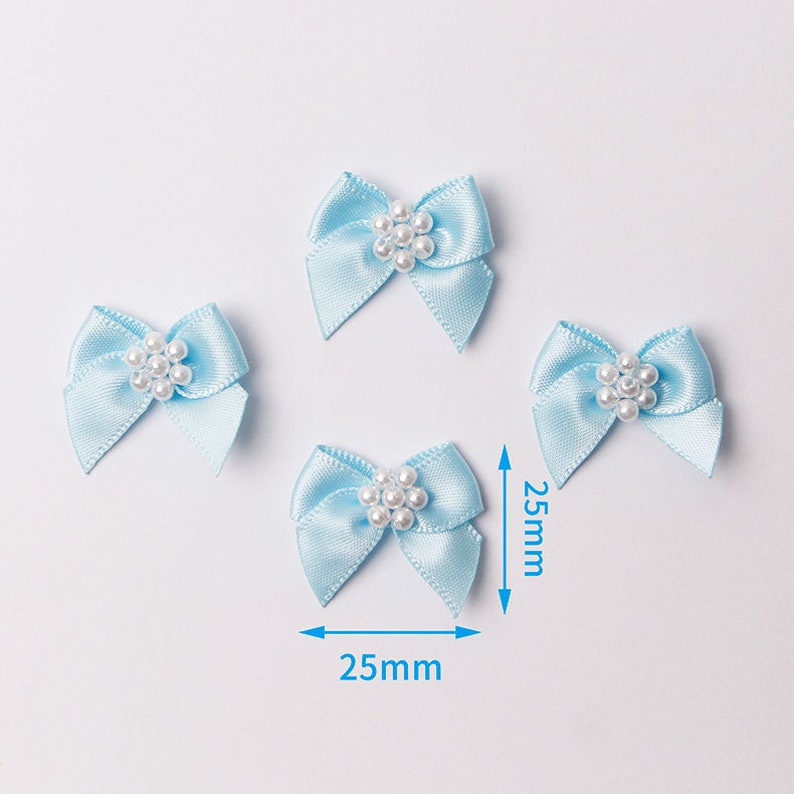 100-200Pearl Bows, Mini Bows, Assorted Bows, Small Bows, Craft Bow Kits, Grosgrain Bows, Small Satin Bows, Ribbon Bows 2