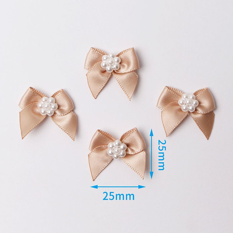 100-200Pearl Bows, Mini Bows, Assorted Bows, Small Bows, Craft Bow Kits, Grosgrain Bows, Small Satin Bows, Ribbon Bows 9