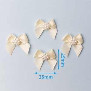 100-200Pearl Bows, Mini Bows, Assorted Bows, Small Bows, Craft Bow Kits, Grosgrain Bows, Small Satin Bows, Ribbon Bows 8