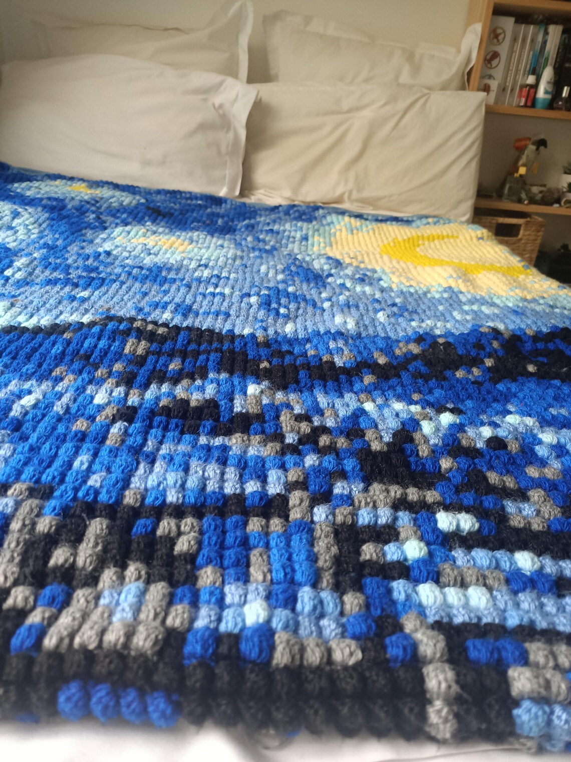 The Starry Night Crochet Pattern, PDF Pattern, Download, Crochet Blanket, Vincent Van Gogh Etsy