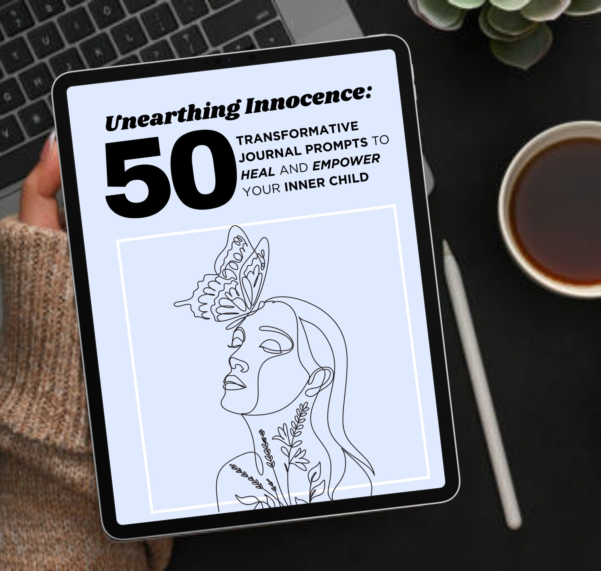50 Journal Prompts to Heal Your Inner Child - Blue, Healing, Self Love ...