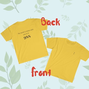 Unisex Suicide Prevention Tee - Mental Health Awareness & Advocacy Shirt, 988 Shirt, Mental Health Matters, Suicide Survivor T-shirt - Stay