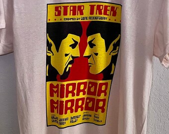 Rare Star Trek "Mirror Mirror" Retro Shirt