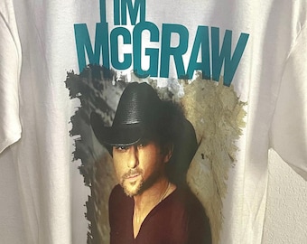 Vintage Tim Mcgraw T-shirt Country Music Double-sided