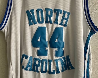 Vintage North Carolina #44 Basketball Jersey - UNC Retro Style