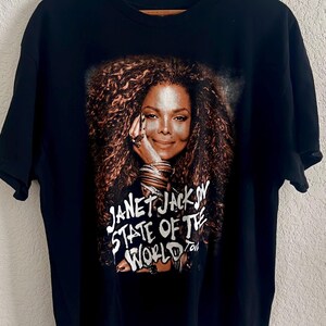 Vintage Janet Jackson State of the World Tour Shirt
