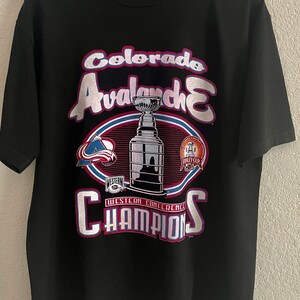 Rare Colorado Avalanche Shirt Retro Colorado Avalanche Shirt Vintage NHL Shirts Vintage Colorado Avalanche Shirt Retro NHL Stanley Shirts