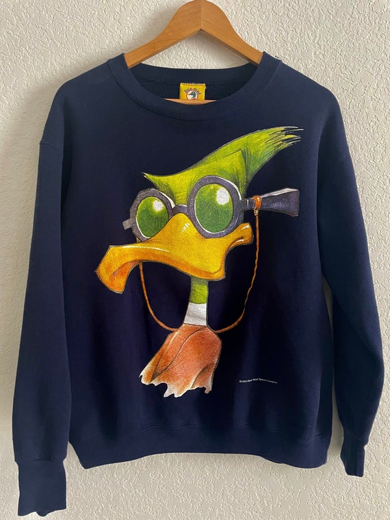 トップス 80's vintage duck comical sweat Vintage 80s 1980s Funny Duck Cartoon Sweatshirt - Etsy