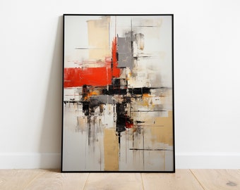 Minimalist wall art, decor, home, office, abstract art, download now, digital download