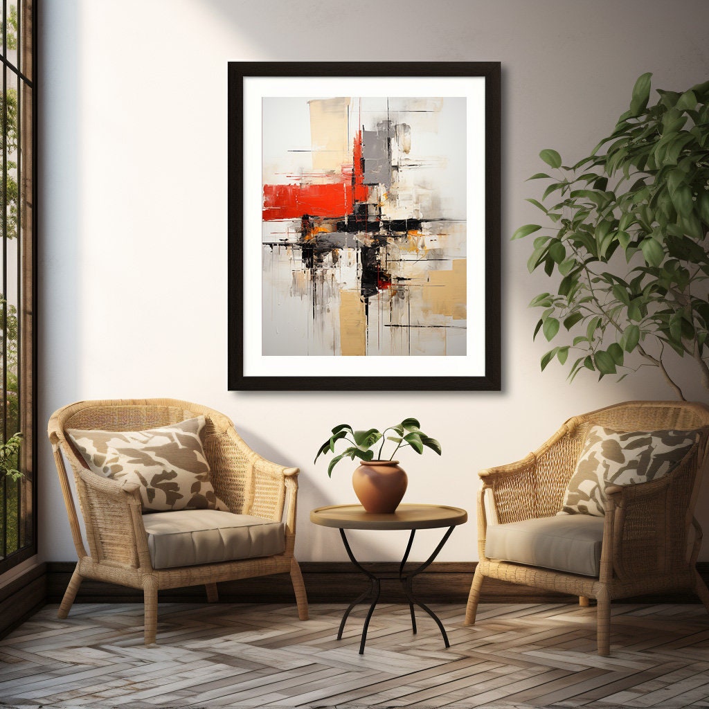Minimalist Wall Art, Decor, Home, Office, Abstract Art, Download Now ... - Minimalist Wall Decor For Offices With Exposed Ductwork