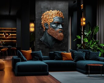 Modern AI Art Bundle – Striking, Tech-Inspired Abstract Portraits | Instant Download
